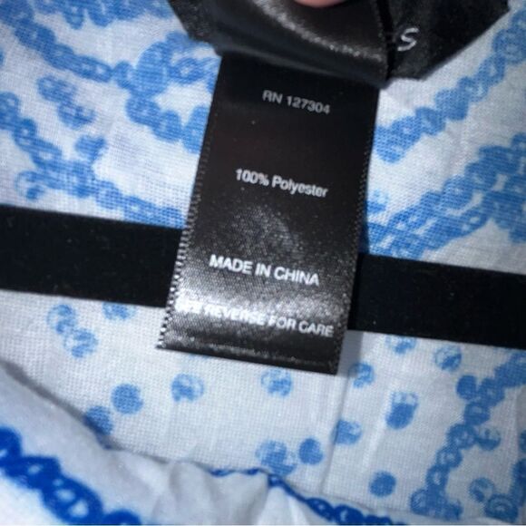 Ali Miles Mix Print Cowl Neck Asymmetrical Shirt Top - Picture 4 of 7